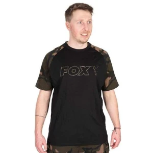 Tricou FOX Black Camo Outline T, Masura XL