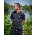 Tricou FOX Classic T, Black & Orange, Marimea L