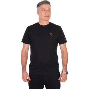 Tricou FOX Classic T, Black & Orange, Marimea XXL