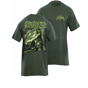 Tricou Flying Fisherman Midnight Angler Bass Hunter Tee XXL