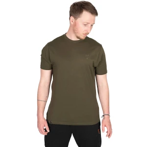 Tricou Fox Khaki Large Print T-Shirt, Marime M Tricou Fox Khaki Large Print T-Shirt, Marime M