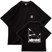 Tricou Jackall Graphinc Tee Water Side, Black, Marime L Tricou Jackall Graphinc Tee Water Side, Black, Marime L