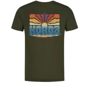 Tricou KORDA Dawn Vibes Tee, Dark Olive Marimea XL