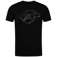 Tricou Korda One Liner Tee Black, Marime 2xl