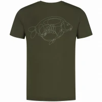 Tricou Korda One Liner Tee Olive, Marime L