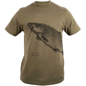 Tricou Korum Classic Barbel T-Shirt, Kaki, Marime M