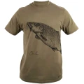 Tricou Korum Classic Barbel T-Shirt, Kaki, Marime M