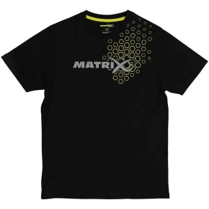 Tricou MATRIX Hex Print T-Shirt, Black, Marime 3XL