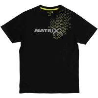 Tricou Matrix Hex Print T-shirt, Black, Marime L