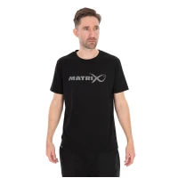 Tricou Matrix Large Fade T-shirt, Black/grey, Marime 3xl