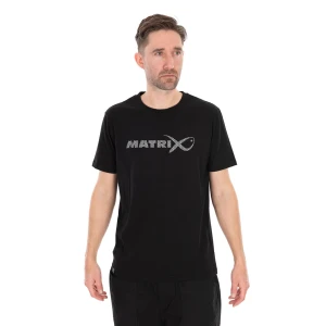 Tricou MATRIX Large Fade T-Shirt, Black/Grey, Marime 3XL