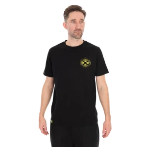 Tricou MATRIX Large Fade T-Shirt, Black/Lime, Marime M