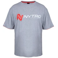 Tricou Nytro Light Marl Grey Tee Shirt, Marime 3XL