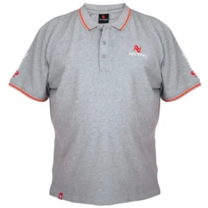 Tricou Polo NYTRO Light Marl Grey Shirt, Marime 3XL