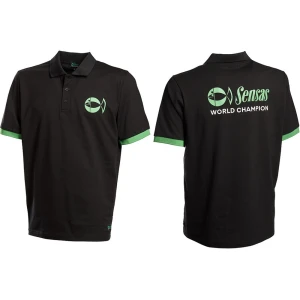 Tricou Polo SENSAS World Champion Black, Marime XL
