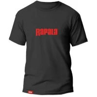 Tricou RAPALA Black Red Logo T-Shirt, Marime M