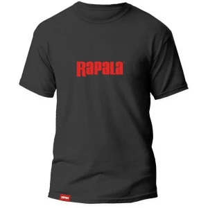 Tricou RAPALA Black Red Logo T-Shirt, Marime XL