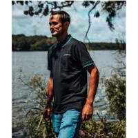 Tricou Rive Polo, Black, Masura L