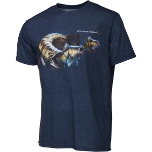 Tricou SAVAGE GEAR Cannibal Blue, Marime S Tricou SAVAGE GEAR Cannibal Blue, Marime S
