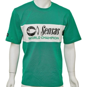 Tricou SENSAS Fashion Club green/white, Marime S