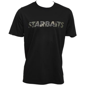 Tricou STARBAITS Black Camo, Marime S