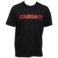 Tricou Starbaits Black Red, Marime 2xl