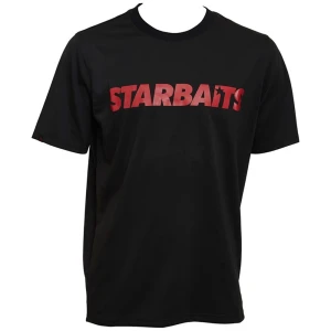 Tricou STARBAITS Black Red, Marime M