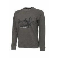 Tricou Savage Gear Simply Savage Grey Mar. XL