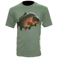 Tricou Zfish Carp T-shirt, Olive Green, Marimea L