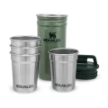 Set Stanley Butelca + 4 pahare Adventure The Nesting Shot Glass Set Hammertone Green Set Stanley Butelca + 4 pahare Adventure The Nesting Shot Glass Set Hammertone Green