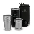 Set Stanley Butelca +4 pahare The Pre-Party Shotglass + Flask Matte Black Pebble  Set Stanley Butelca +4 pahare The Pre-Party Shotglass + Flask Matte Black Pebble