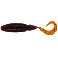 Grub Biwaa TailGunR 6.3cm, 012 Bloodworm Texas Craw, 8buc/pac