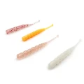 Grub Mustad Aji Micro Vierme PLU Clear Rainbow Glitter 5cm 15+1buc/plic