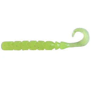 Grub Mustad Finesse Micro Clear Cjartreuse,  6.4cm, 12buc/pac