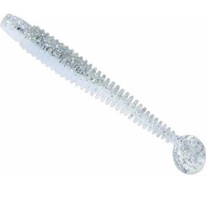 Twister Lunker City Swimming Ribster 4” Grub, 132 Ice Shad, 10cm, 10buc/blister Twister Lunker City Swimming Ribster 4” Grub, 132 Ice Shad, 10cm, 10buc/blister