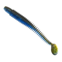 Twister Lunker City Swimming Ribster 4” Grub, 223 Chobee Craw, 10cm, 10buc/blister
