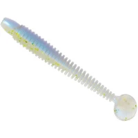 Twister Lunker City Swimming Ribster 4” Grub, 233 Sexy Shiner, 10cm, 10buc/blister Twister Lunker City Swimming Ribster 4” Grub, 233 Sexy Shiner, 10cm, 10buc/blister