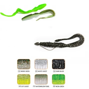 Grub Rapture Mad Worm 10cm 10buc/plic Chartreuse Ghost Grub Rapture Mad Worm 10cm 10buc/plic Chartreuse Ghost
