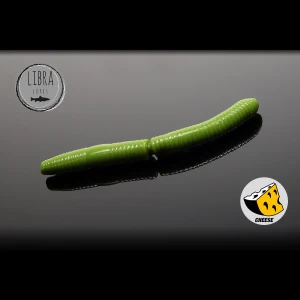 NALUCA LIBRA DYING WORM 6.5cm 031 Cheese Olive Green 10buc