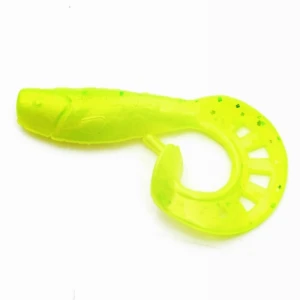 TWISTERE PROFIBLINKER ZANDERTAIL 5CM FLUO CU SCLIPICI 5 BUC/PLIC