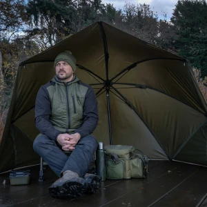 Adapost Tip Umbrela Korum Progress Graphite Brolly 140x210cm  