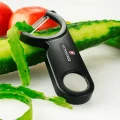 Curatator Cartofi Victorinox, Oblic, Negru Curatator Cartofi Victorinox, Oblic, Negru