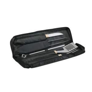 Set Campingaz ustensile pentru gratar in geanta din material textil  Set Campingaz ustensile pentru gratar in geanta din material textil