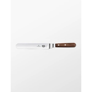 Spatula Victorinox Shaped Offset Blade, Lemn, Lama 23cm, Maro