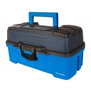 Valigeta Plano Three-Tray Tackle Box Blue/Black 41X21CM Valigeta Plano Three-Tray Tackle Box Blue/Black 41X21CM