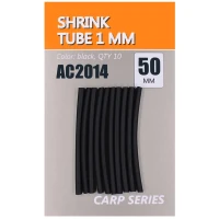 Tub Termoretractabil Orange Shrink Tube Negru, 1.0mm, 5cm, 10buc/pac