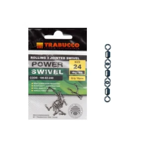 VARTEJ TRABUCCO  ROLLING 3 JOINTED SWIVEL NR 20 10 BUC/PLIC 14kg VARTEJ TRABUCCO  ROLLING 3 JOINTED SWIVEL NR 20 10 BUC/PLIC 14kg