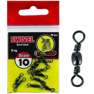 VARTEJE EXTRA CARP BARREL SWIVEL NR.12 10 BUC/PLIC 13KG VARTEJE EXTRA CARP BARREL SWIVEL NR.12 10 BUC/PLIC 13KG