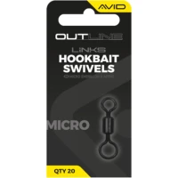 Vartej AVID Outline Micro Hookbait Swivel, 20buc/pac
