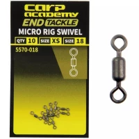 Vartej Carp Academy Micro Hook Swivel, Marime S / Nr.16, 10buc/plic